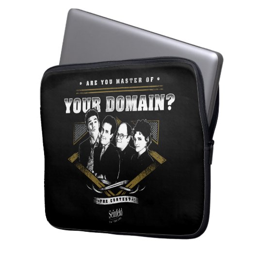 Seinfeld | Sind Sie Master Ihrer Domain? Laptopschutzhülle (Vorderseite Links)