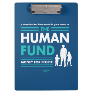 Seinfeld The Human Fund Klemmbrett