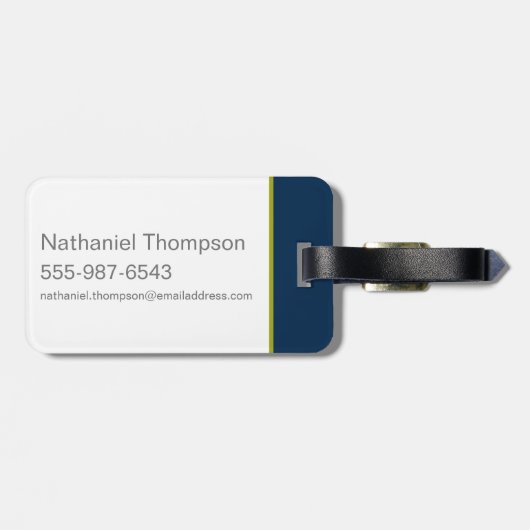 Seinfeld | Vandelay Industries Logo Gepäckanhänger (Rückseite horizontal)