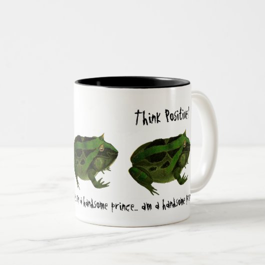 (Seins) hübscher Prinz Frog Mug Zweifarbige Tasse (VorderseiteRechts)