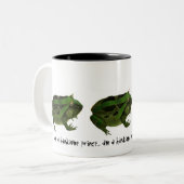 (Seins) hübscher Prinz Frog Mug Zweifarbige Tasse (Vorderseite Links)