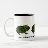 (Seins) hübscher Prinz Frog Mug Zweifarbige Tasse (Links)