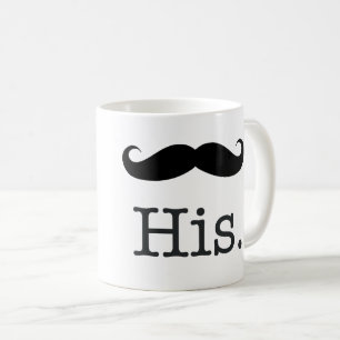 SEINS mit einem Mustachio Kaffeetasse