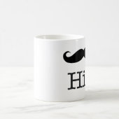 SEINS mit einem Mustachio Kaffeetasse (Mittel)