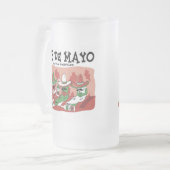 Seis De Mayo Mattglas Bierglas (Vorderseite Links)