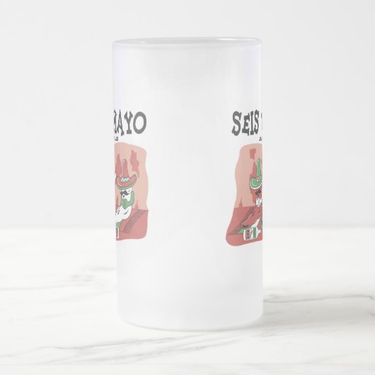 Seis De Mayo Mattglas Bierglas (Mittel)