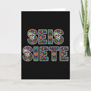 Seis Siete 67 Six Seven Meme Dia De Los Muertos  Karte