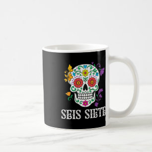 Seis Siete Mexican Los Muertos Calaveras Zucker Sk Kaffeetasse