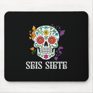 Seis Siete Mexican Los Muertos Calaveras Zucker Sk Mousepad
