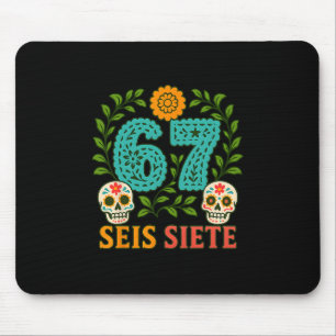 Seis Siete Mexicanische Los Muertos Calaveras Zuck Mousepad