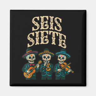 Seis Siete-Shirt Lustig 67 Meme Mexikanisch Los Mu Magnet