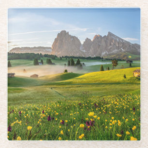 Seiser Alm, Dolomit-Alpen, Italien Glasuntersetzer