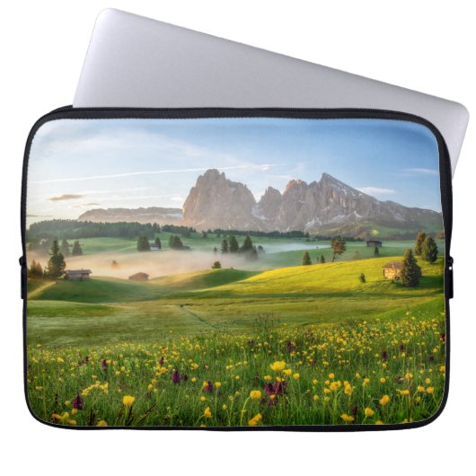 Seiser Alm, Dolomit-Alpen, Italien Laptopschutzhülle (Vorderseite)