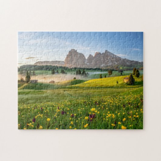 Seiser Alm, Dolomit-Alpen, Italien Puzzle (Horizontal)