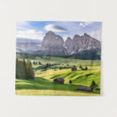 Seiser Alm | Dolomit-Alpen, Italien Wandteppich (Vorderseite (Horizontal))