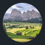 Seiser Alm | Dolomiten Alpen, Italien Magnet<br><div class="desc">Dieses Foto bietet den Frühling auf der Seiser Alm mit Blick auf Langkofel.</div>