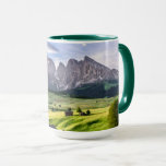 Seiser Alm | Dolomiten Alpen, Italien Tasse<br><div class="desc">Dieses Foto bietet den Frühling auf der Seiser Alm mit Blick auf Langkofel.</div>