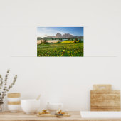 Seiser Alm, Dolomiten, Italien Poster (Küche)