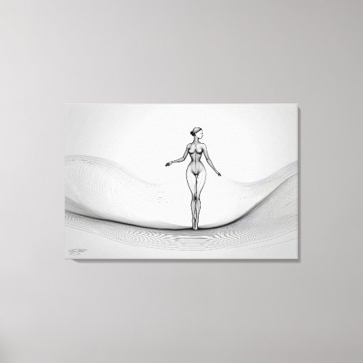 Seismic Movement Druck auf Keilleinwand Leinwanddruck (Vorderseite)