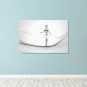 Seismic Movement Druck auf Keilleinwand Leinwanddruck (Insitu (Holzboden))