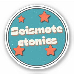 Seismotektonik Aufkleber