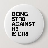 SEIT8 GEGEN H8 BUTTON (Vorderseite)