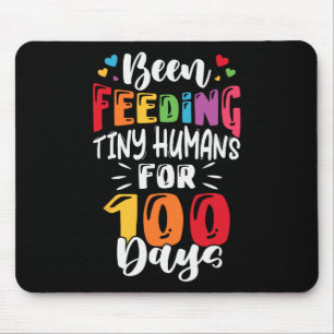 Seit 100 Tagen Füttre Lu kleine Menschen Mousepad