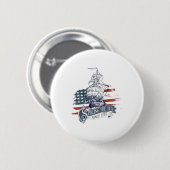 Seit 1773 am 4. Juli das Tee verbreiten vier Button (Vorne & Hinten)