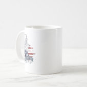 Seit 1773 am 4. Juli das Tee verbreiten vier Kaffeetasse (Vorderseite Links)