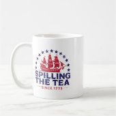 Seit 1773 am 4. Juli das Tee verbreiten vier Kaffeetasse (Links)