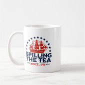 Seit 1773 am 4. Juli das Tee verbreiten vier Kaffeetasse (Links)