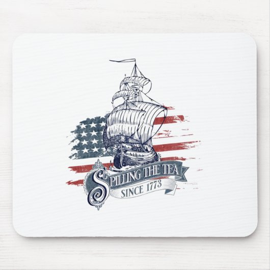Seit 1773 am 4. Juli das Tee verbreiten vier Mousepad (Vorne)