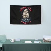 Seit 1773 Tee verschütten 4. Juli Banner (Messeveranstaltung)