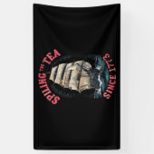 Seit 1773 Tee verschütten 4. Juli Banner (Vertikal)