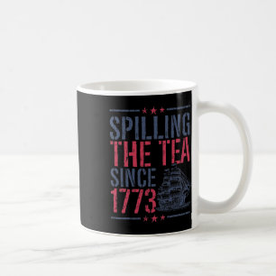 Seit 1773 wird der Tee im sonnigen 4. Juli gespült Kaffeetasse