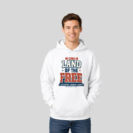 Seit 1776 Land der Freien Patriotischer USA Herren Hoodie