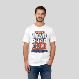 Seit 1776 Land der Freien Patriotisches USA T-Shirt