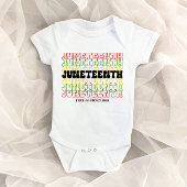 Seit 1865: Retro Juneteste frei-ish Baby Strampler