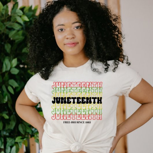 Seit 1865: Retro Juneteste frei-ish T-Shirt