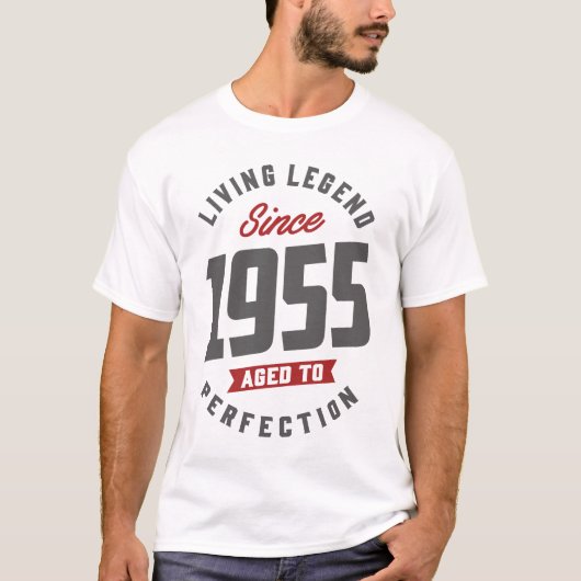 Seit 1955 vollendet T-Shirt (Vorderseite)