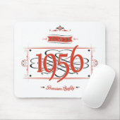 Seit 1956 (Red&Black) Mousepad (Mit Mouse)