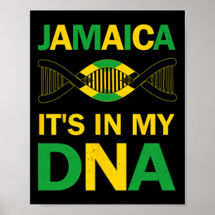 Seit 1966 ist es in meinem Dna Jamaican Independen Poster