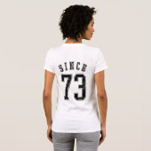 Seit 1973 T-Shirt (Schwarz voll)