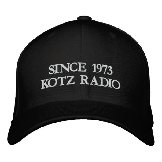 SEIT 1973KOTZ RADIO BESTICKTE BASEBALLKAPPE (Vorderseite)