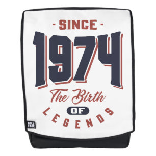 Seit 1974 die Geburt der Legenden Geburtstagsgesch Rucksack