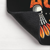 Seit 1975 bedient Badminton Lover 50. Geburtstag Mousepad (Ecke)