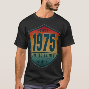 Seit 1975 Limitierte Auflage Vintage Retro Sonnenu T-Shirt