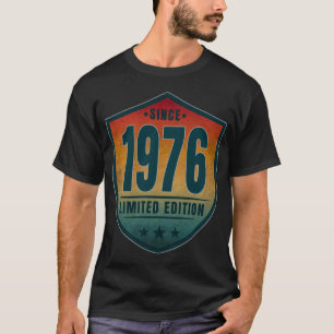 Seit 1976 Limitierte Auflage Vintage Retro Sonnenu T-Shirt