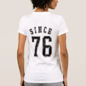 Seit 1976 T-Shirt (Rückseite)