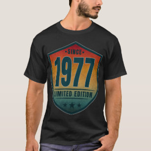 Seit 1977 Limitierte Auflage Vintage Retro Sonnenu T-Shirt